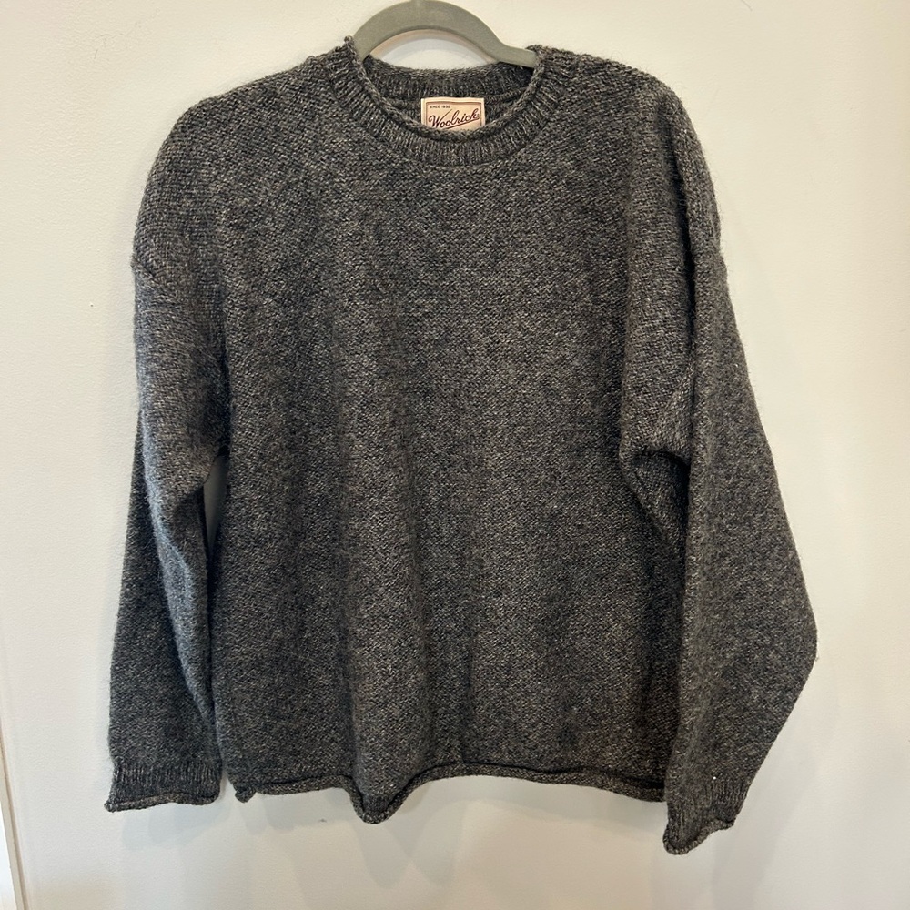 Woolrich Classic Crew Neck Wool Sweater